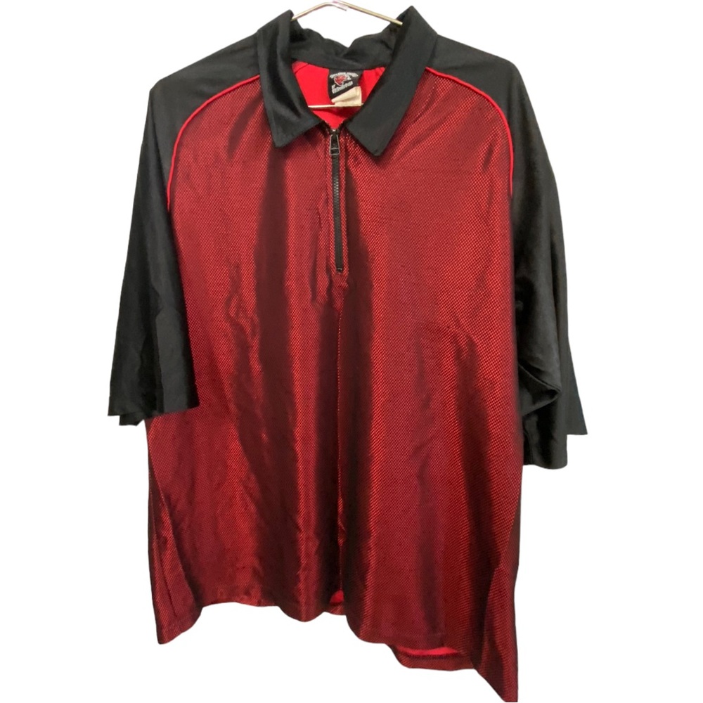 After Hours Vintage WD Sportswear Shiny Red Club Rockabilly 90s Men’s XL Shirt